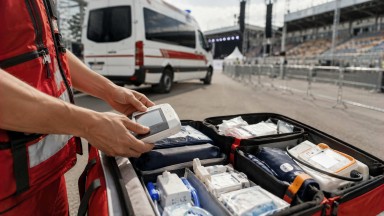 Дежурство скорой на мероприятиях в Аксае