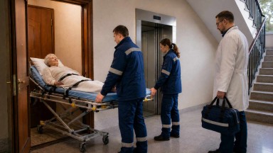 Транспортировка больных после выписки в Аксае